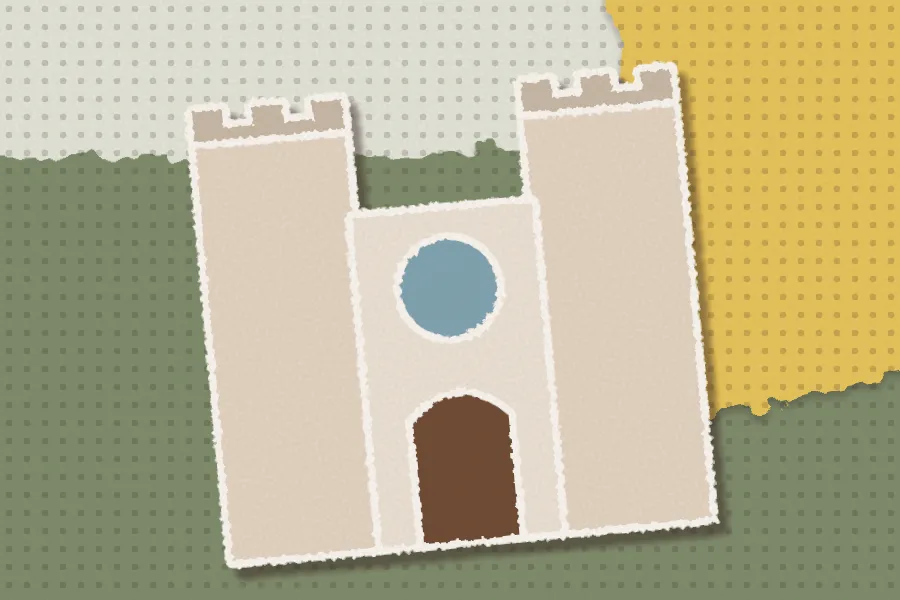Collage illustration: Lisbon Cathedral