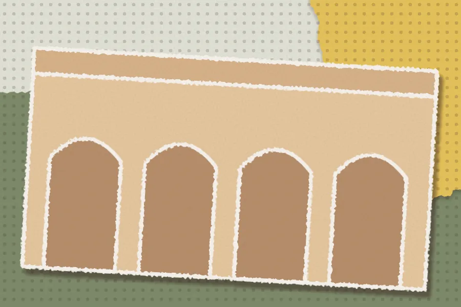 Collage illustration: Praça do Comércio